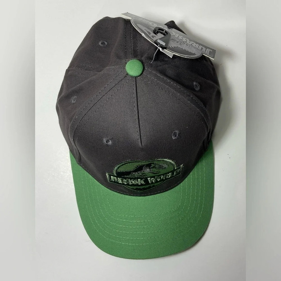 Jurassic World Hat -Black & Green w/ Dino Design Under Brim - Size OS - BNWT 🦕 - Picture 10 of 11